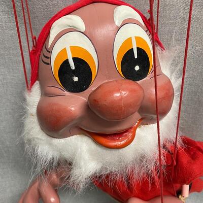 Walt Disney Productions Pelham Puppets Snow White and the Seven Dwarfs Happy Marionette String Puppet