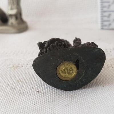 Collection of miniature sculptures 