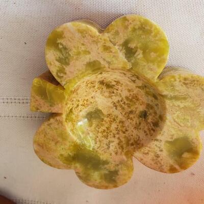 Vintage glass collection ashtray, owl