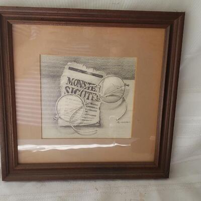 Original pencil drawing by Peg 