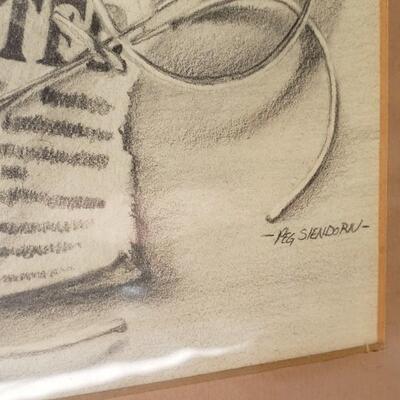 Original pencil drawing by Peg 