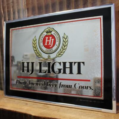 1987 Herman Joseph Light Mirror Sign, Clean & New - QTY 5