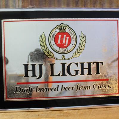 1987 Herman Joseph Light Mirror Sign, Clean & New - QTY 5