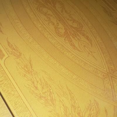 Vintage enamel on wood kitchen table