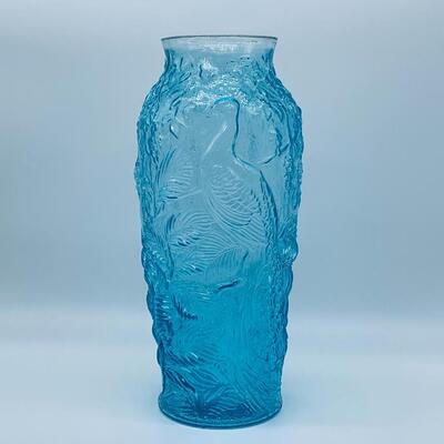 #369 Tiara Exclusive Peacock Blue Vase 