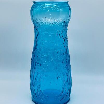 #370 Tiara Exclusive Tall Blue Vase 