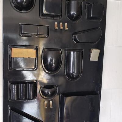 Vintage MCM organizer wall hanging