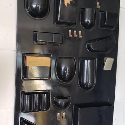 Vintage MCM organizer wall hanging