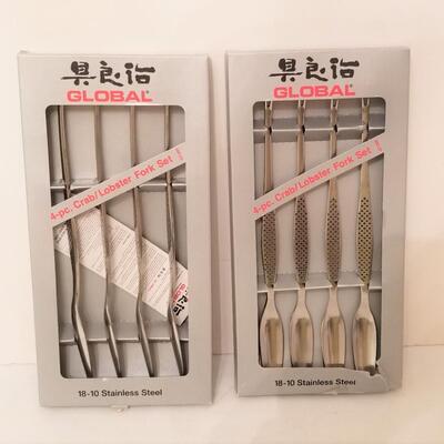 Lot #54  Two Boxes - Global Japanese Stainless Steel Crab/Lobster Picks