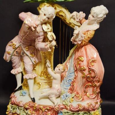 Capodimonte Capo Di Monte Rare Musicians Porcelain Figurine Statue Large L@@K