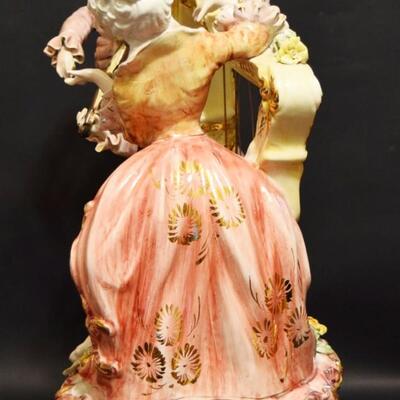 Capodimonte Capo Di Monte Rare Musicians Porcelain Figurine Statue Large L@@K