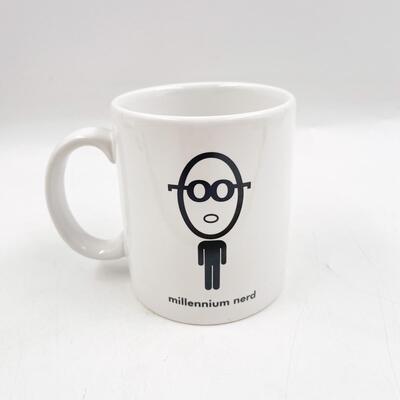 â€œMILLENNIUM NERD: 01-01-00â€ COFFEE MUG