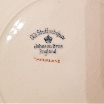 Lot #57  Lot of Antique Johnson Bros. China "Moorland"