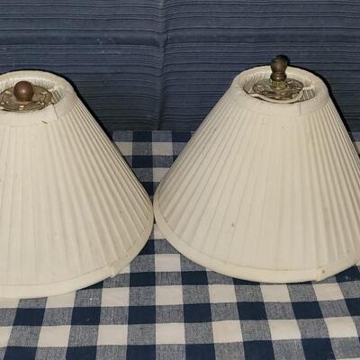 Lot 5: Industrial Brushed Copper Wall Mounted Lamps with (2) Bulb Clamp Shades