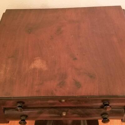 Lot #59  Antique Side Table - Empire Style