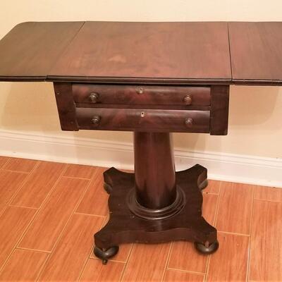 Lot #59  Antique Side Table - Empire Style