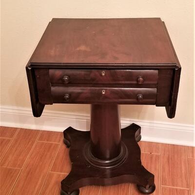Lot #59  Antique Side Table - Empire Style