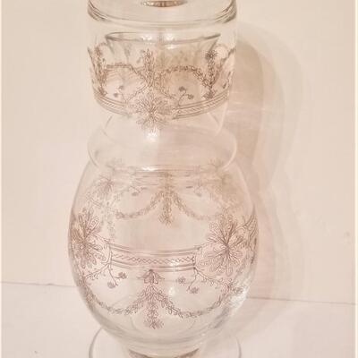Lot #60  Lovely Etched Topsy Turvy - a real beauty