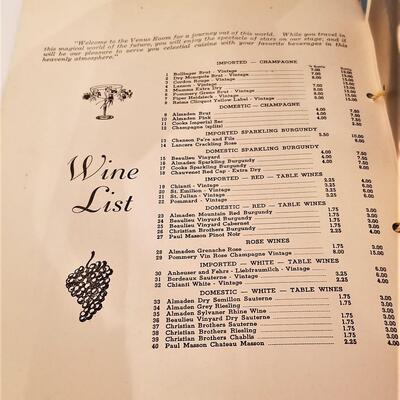 Lot #62  Fabulous All original Judy Garland Las Vegas Premier Menu/Program - 1956!