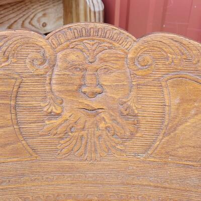 Lot 20: Antique North Wind Rocker with Cane Seat late 1800's/early 1900's