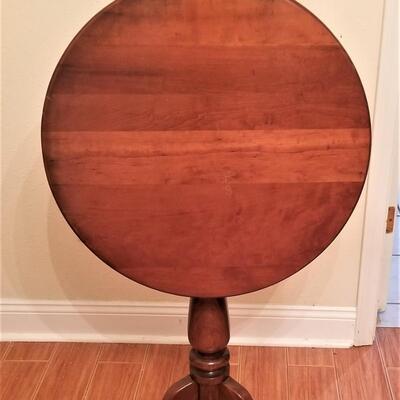 Lot #67  Vintage Tilt-Top Table