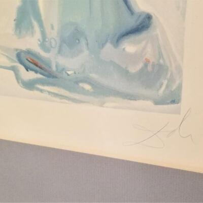 Lot #69  Two Wood Block Prints from Salvador Dali's "The Divine Comedy" - signed/numbered