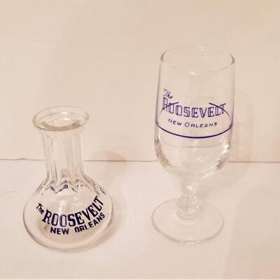Lot #70  New Orleans ROOSEVELT HOTEL Bar ware
