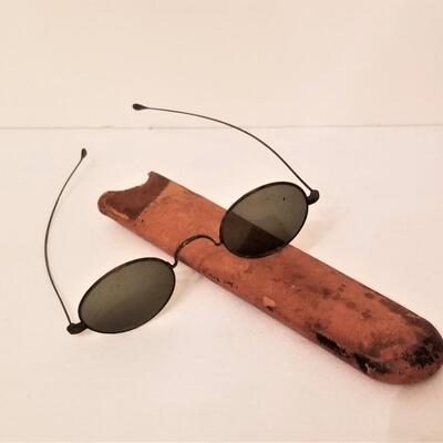 Lot #71 Antique eyeglasses in sheath