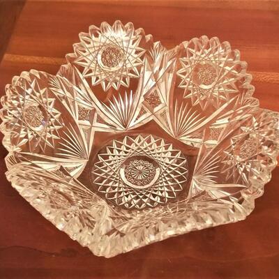Lot #72  Two Antique Cut Glass Bowls