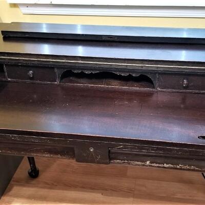 Lot #73  Antique Spinet Style Desk - Project Piece