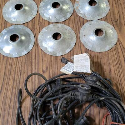 Lot 27: Metal Shade String Lights #2