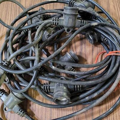 Lot 27: Metal Shade String Lights #2