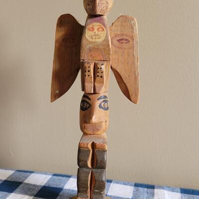 Lot 39: Vintage Totem - Alaskan Native U.S. Indian School