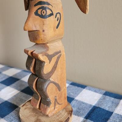 Lot 39: Vintage Totem - Alaskan Native U.S. Indian School