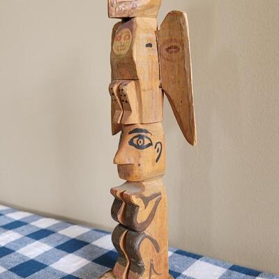Lot 39: Vintage Totem - Alaskan Native U.S. Indian School