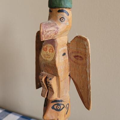 Lot 39: Vintage Totem - Alaskan Native U.S. Indian School