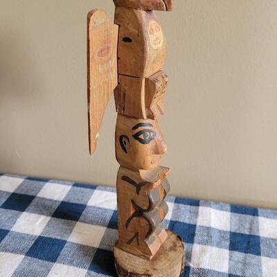 Lot 39: Vintage Totem - Alaskan Native U.S. Indian School