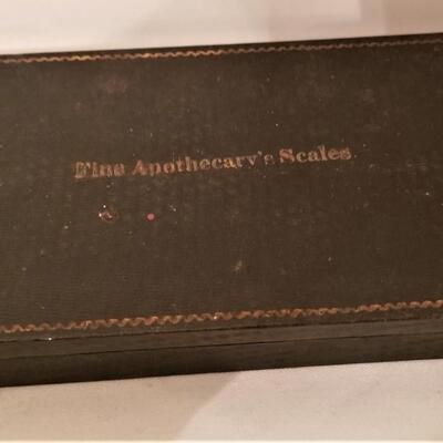 Lot #78  Antique Hand-Held Scale in Original Case