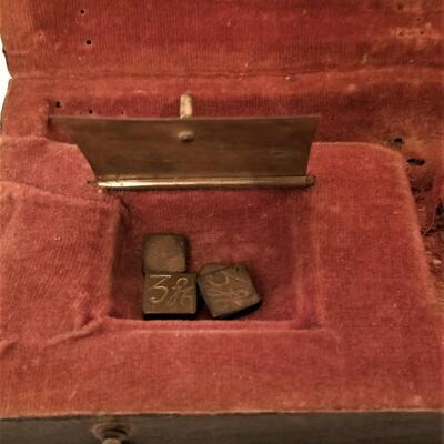Lot #78  Antique Hand-Held Scale in Original Case