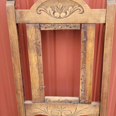 Lot 77: Antique Chair - missing Padded Seat & Back