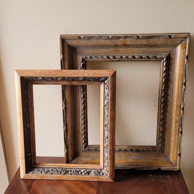 Lot 78: (2) Wood Frames  - 1 Antique & 1 Vintage 