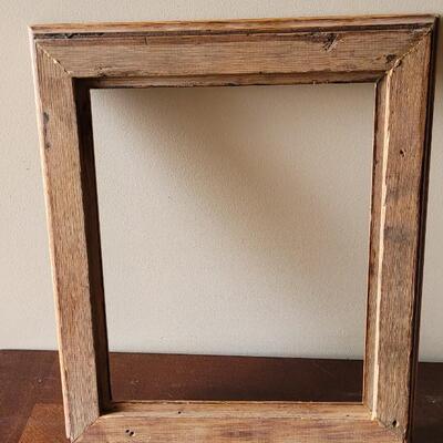 Lot 78: (2) Wood Frames  - 1 Antique & 1 Vintage 