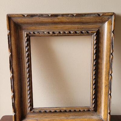 Lot 78: (2) Wood Frames  - 1 Antique & 1 Vintage 