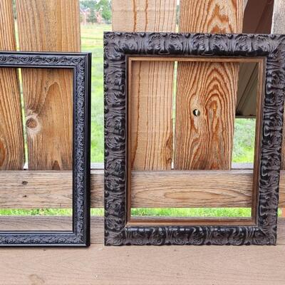 Lot 79: (2) Black Decorative Frames- repros