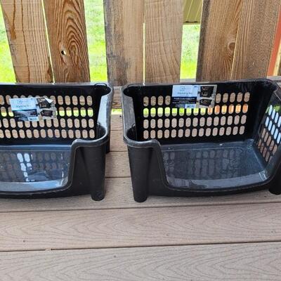 Lot 86: Stackable Storage Bins (2)