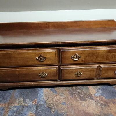 Lot 88: STANLEY 4 Drawer 6ft. Long Dresser #1 