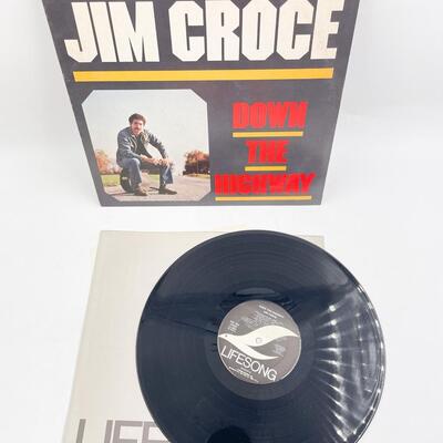 JIM CROCE â€œDOWN THE HIGHWAYâ€ VINYL RECORD