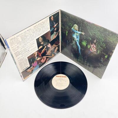 GREGG ALLMAN â€œLAID BACKâ€ VINYL RECORD 