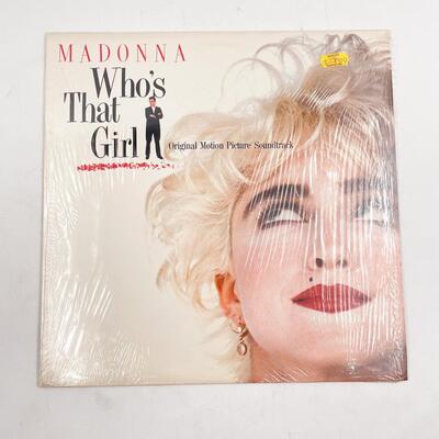 â€œWHOâ€™S THAT GIRLâ€ SOUNDTRACK VINYL RECORD 