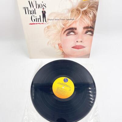 â€œWHOâ€™S THAT GIRLâ€ SOUNDTRACK VINYL RECORD 